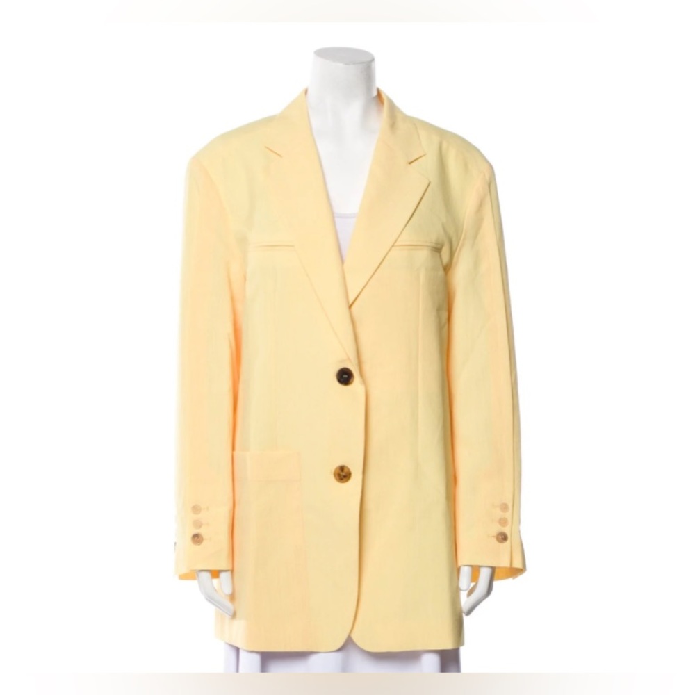 100% Authentic BNWT Andersson Bell Korea Blazer Coat Blazer Yellow Oversized